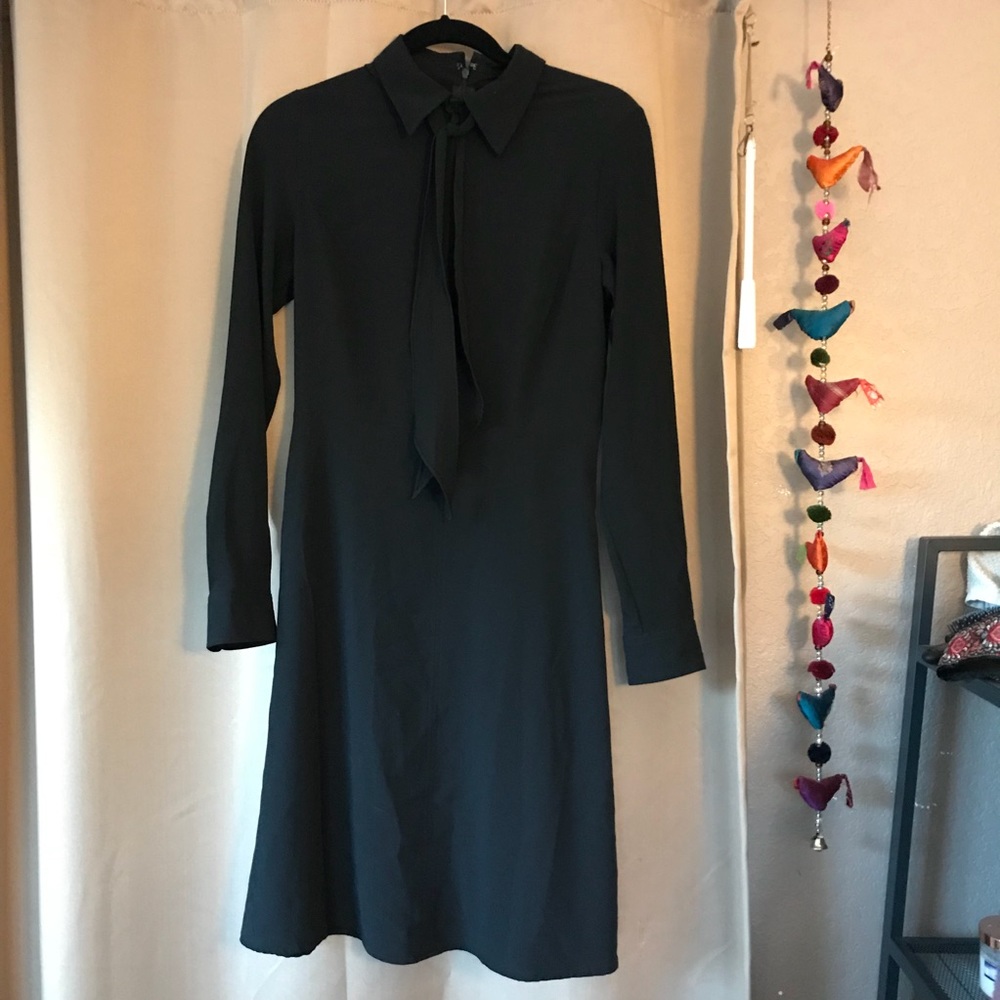 Formal Black Longsleeve Dress